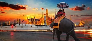 Grand Palace Tour Bangkok with Elephant